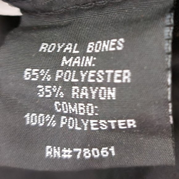 Tripp Royal Bones Plaid Mini Skirt Tulle tutu pleated red black y2k goth l - Picture 9 of 11